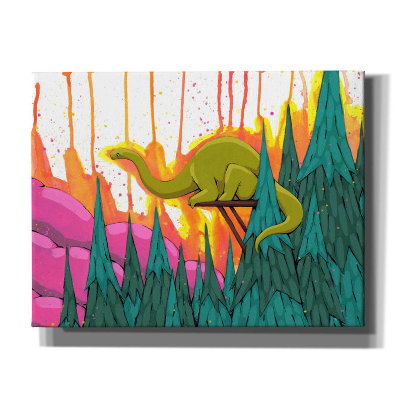 Sur toile, H 26 po x l 34 po x P 1,5 po