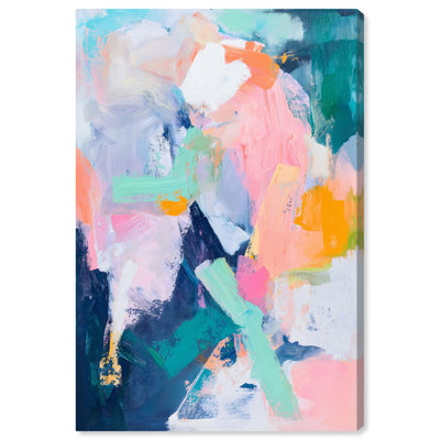 Featherlight Colors II, toile moderne de couleur abstraite par Art Remedy