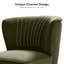 Leona Velvet Accent Chair with Metal Legs-826244508