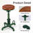 Jaitun Swivel Adjustable Height Counter Stool with Metal Frame-903460918