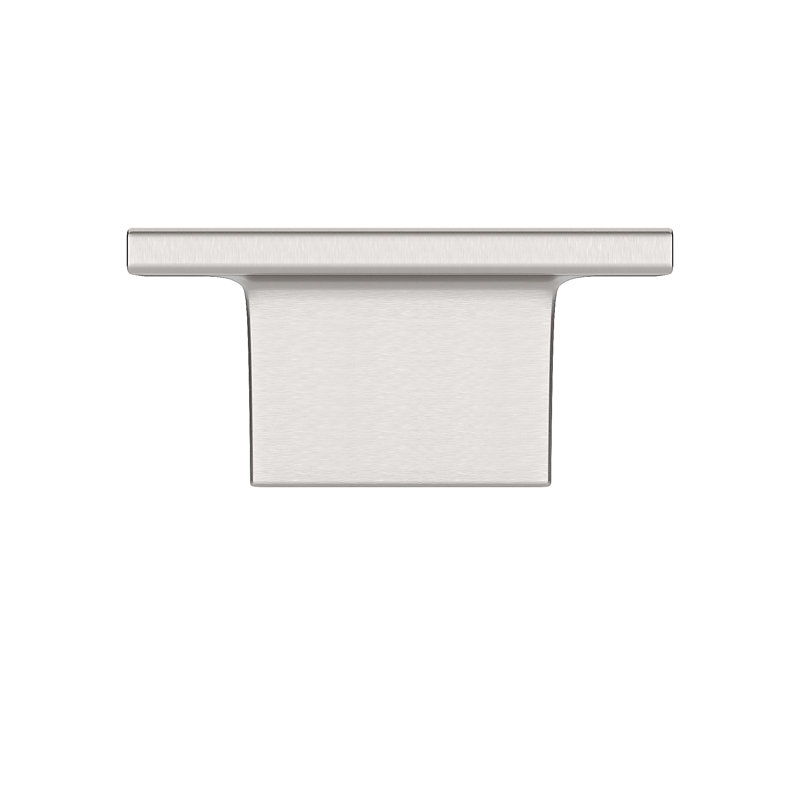 Poignée rectangulaire Expression, Nickel brossé