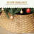 27 Inch Plastic Woven Christmas Tree Ring in Natural, Rustic Tree Stand Base Cover, Foldable Christmas Tree Collar for Indoor Holiday Party Home Decor-135861881