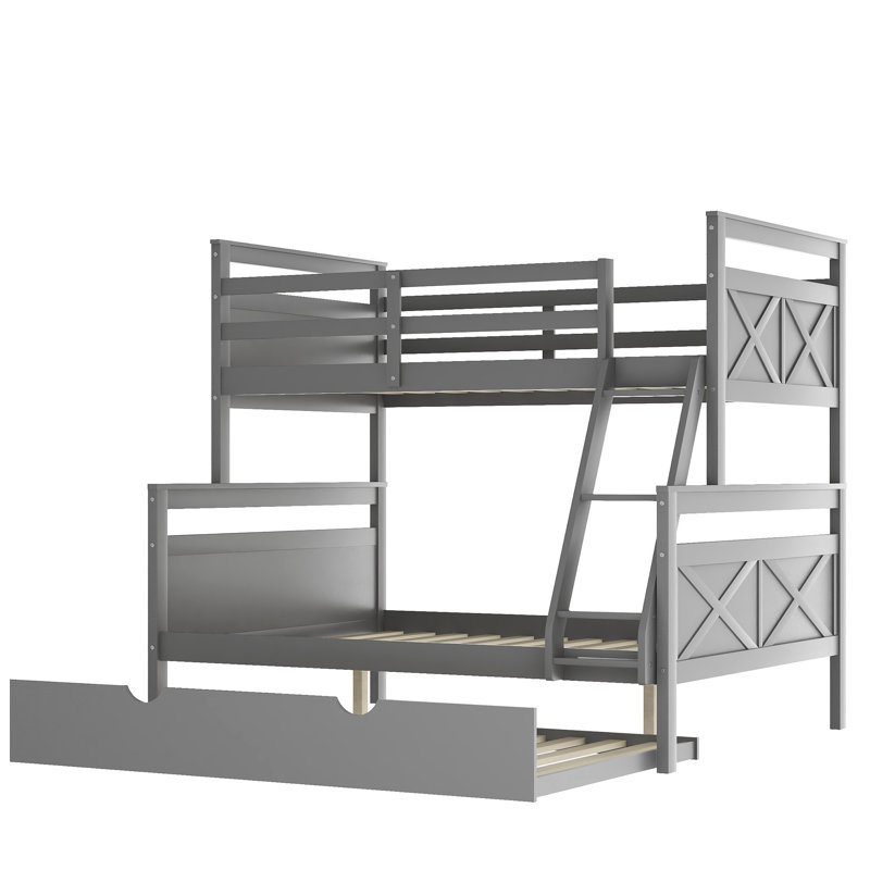 Gallatin Slat Bed, Gray