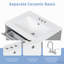Meuble-lavabo 24 po avec lavabo, tablettes réglables-1354442712