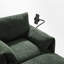 Fauteuil d'appoint rembourré avec repose-pieds avec rangement-343178772
