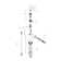 Metris C Single Hole Horizontal Bidet Faucet