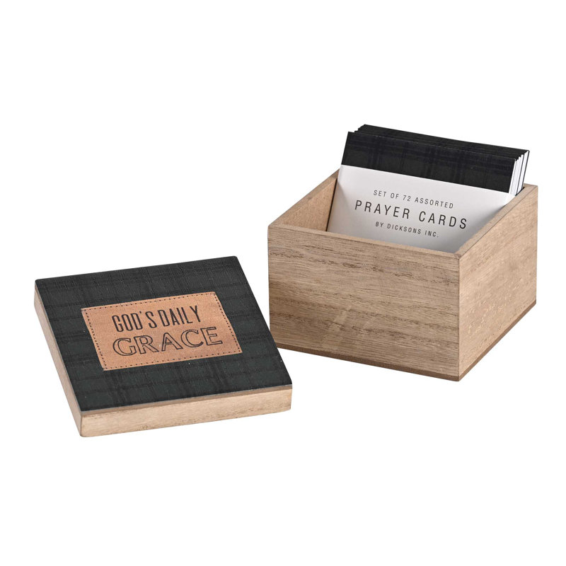 Boîte décorative en bois manufacturé Kaibree
