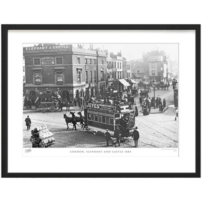 London, Elephant And Castle 1885 by Francis Frith - Single Picture Frame Print