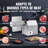 Commercial Meat Tenderizer, Heavy-Duty 304 Stainless Steel Kitchen Tool with Meat Tong, 750W Electric Meat Tenderizer Machine for Beef, Cleaning Brush, and Tray, Turkey, Chicken, Pork, and Fish