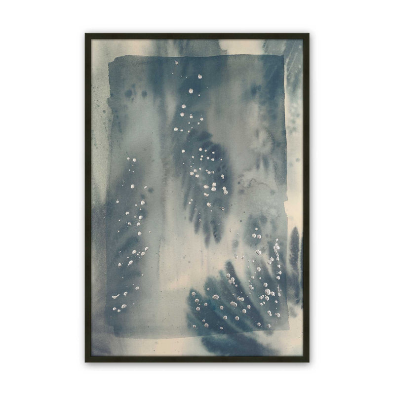 «Veiled Waves II» par Grace Popp, reproduction d'art sur toile, H 40 po x l 30 po, Noir