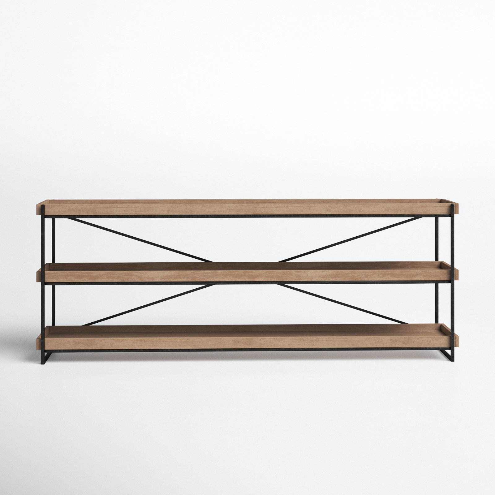 Lupita 16" Console Table, Light Brown, 80 x 16 x 30