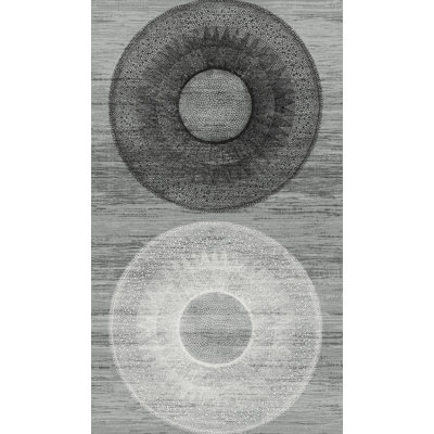 Papier peint autocollant grand cercle Harry & Grace