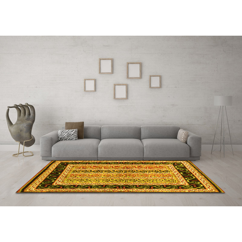 Performance Oriental Indoor Rug, Square 6'