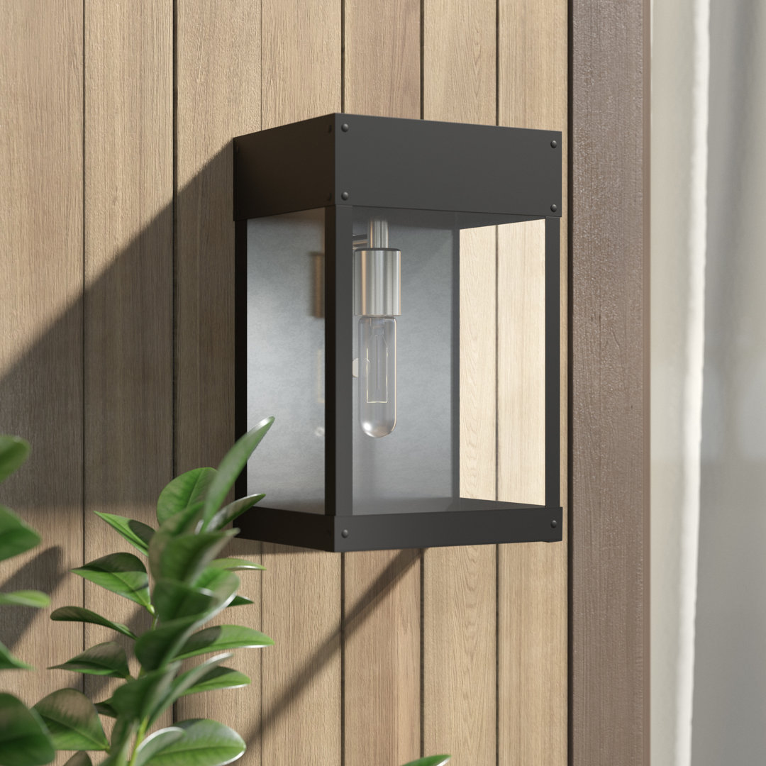 Throncliffe Outdoor Wall Lantern Wade Logan® 