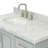 43'' Single Bathroom Vanity with Carrara Marble Top-93359401