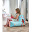 Disney Princess L Shaped Pink/Blue Beanbag