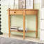 Console en bois avec tiroir et tablette-1095167734