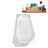67" Streamline Soaking Freestanding Tub and Tray With Internal Drain-101697739