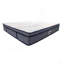 14 po Matelas en mousse hybride très grand et très grand, housse en tricot de polyester doux, matelas en mousse multicouche, blanc / gris