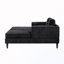 Chaise longue rembourrée avec accoudoirs à double couche-219370583