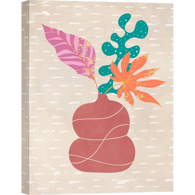 Botanics I by Atelier Deco - Wrapped Canvas Print, 100cm H x 70cm W x 4cm D