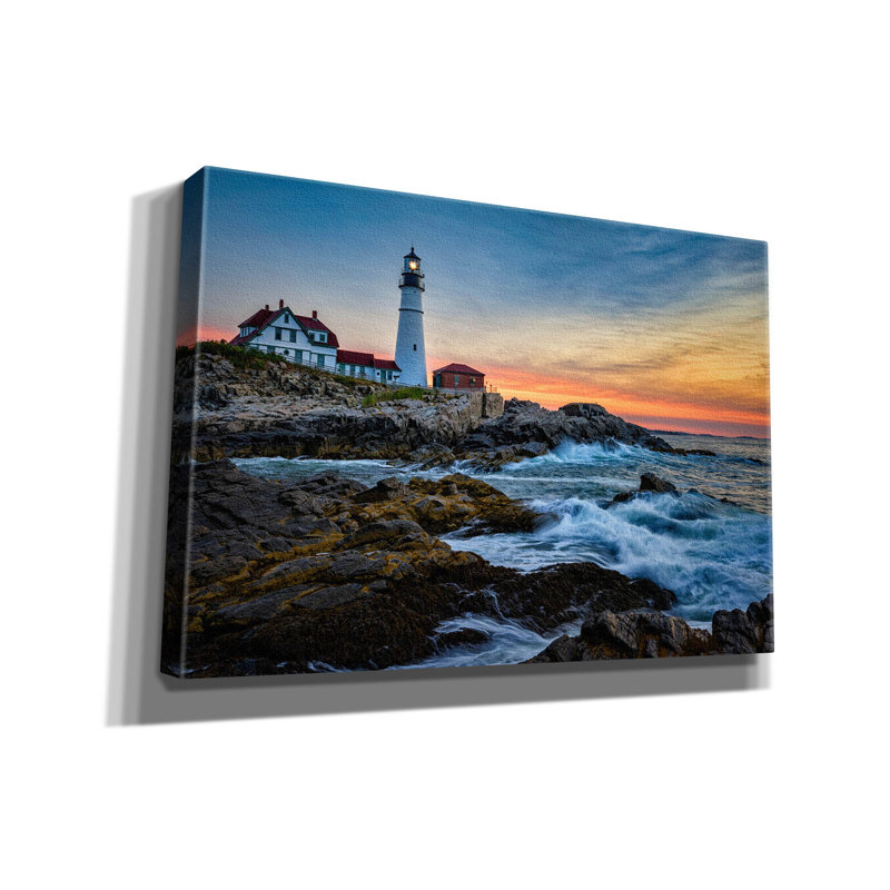 Toile épique «Sunrise At Portland Head Light» par Rick Berk