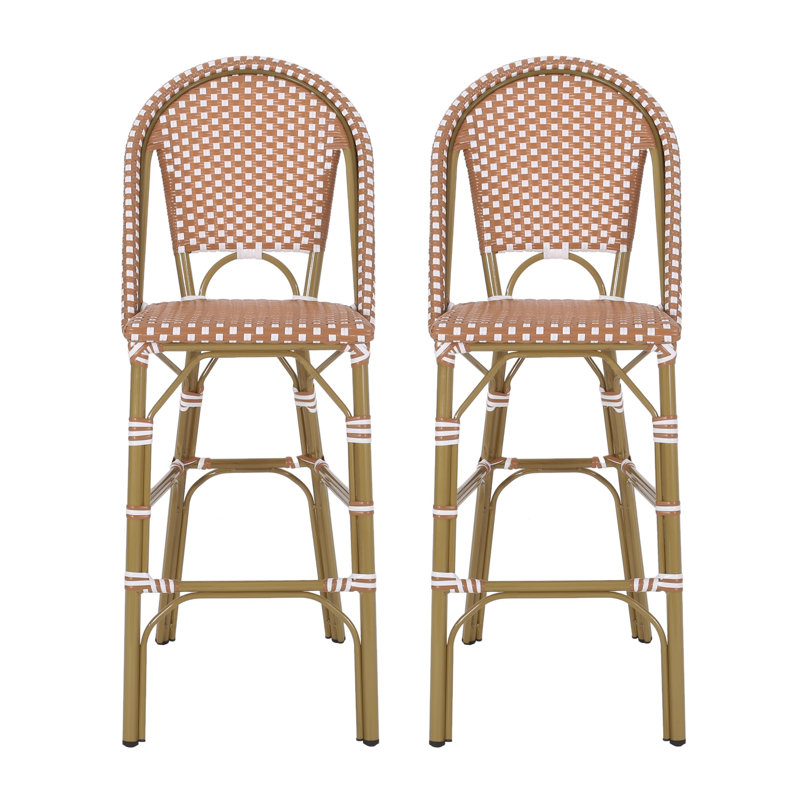 Ensemble de 2 tabourets de bar 46 po pour l'extérieur, 46 po
