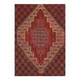 Hesther One-of-a-Kind Rectangle 4'1'' X 5'3'' Hand Knotted Area Rug