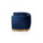 Kwajo 93.3" Velvet Tuxedo Arm Sofa