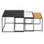 Eliyah Glass Top Living Room Table Set