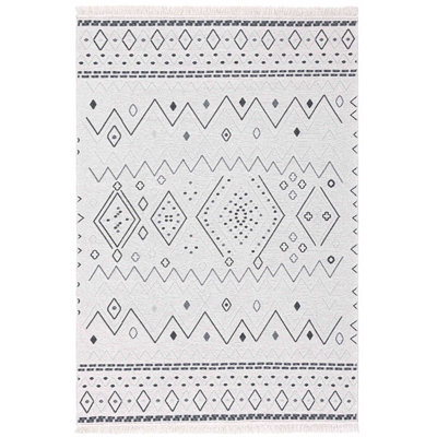 Krayton Cotton Geometric Indoor Rug