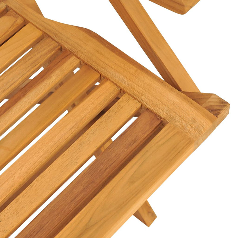 Sieger Solid Wood Patio Folding Chair Folding Chair Set