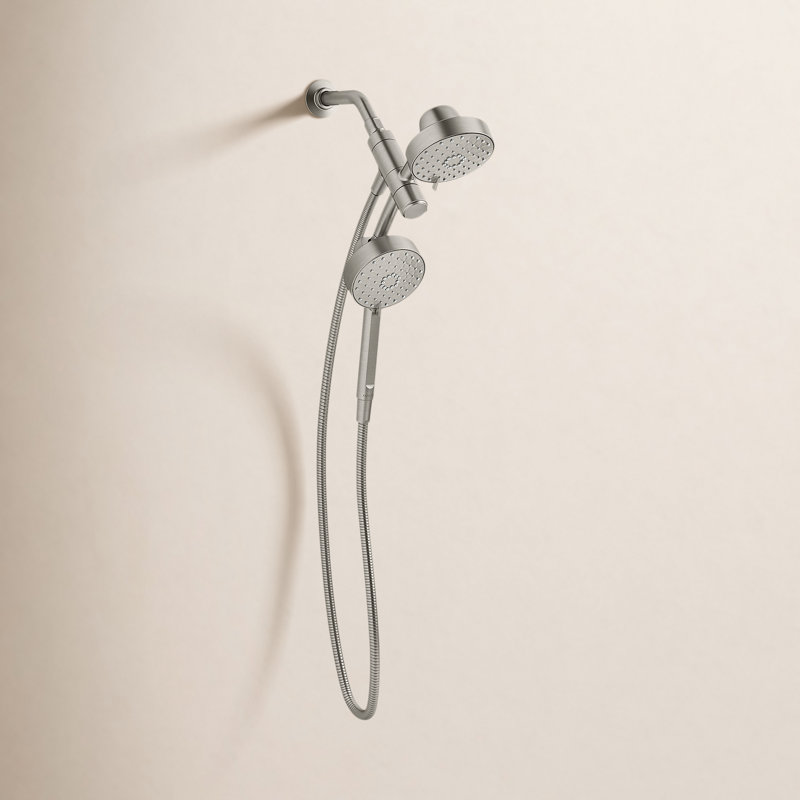 Kohler Awaken 2-In-1 Multifunction 1.75 GPM Shower Combo Kit, Showerhead and Handshower, Three Spray Settings