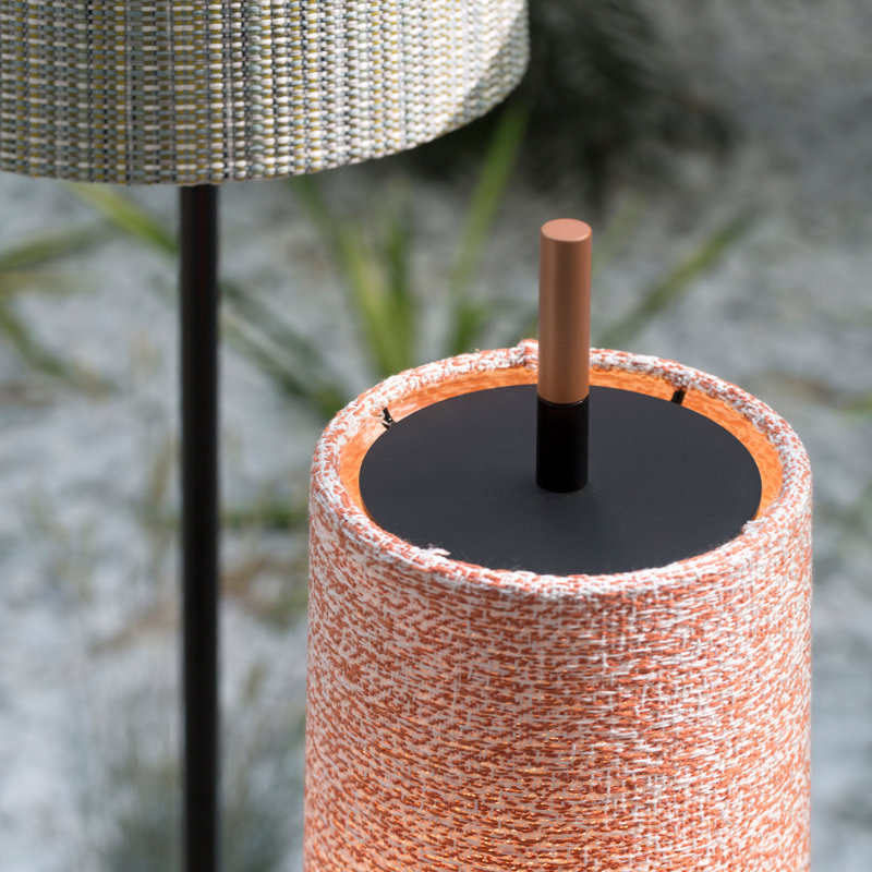 Lagoon Outdoor Floor Lamp	, Noumea Goyave, 39.9" H x 14.9" W x 11" D