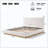 Hara Linen Upholstered Bed Withthick Headboard & Solid Wood Base-118705392