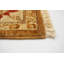 Tapis décoratif en laine brun clair de conception unique 6 pi 2 po x 9 pi 5 po noué à la main New Age