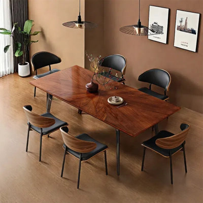 Modern simple rectangular dining table sets