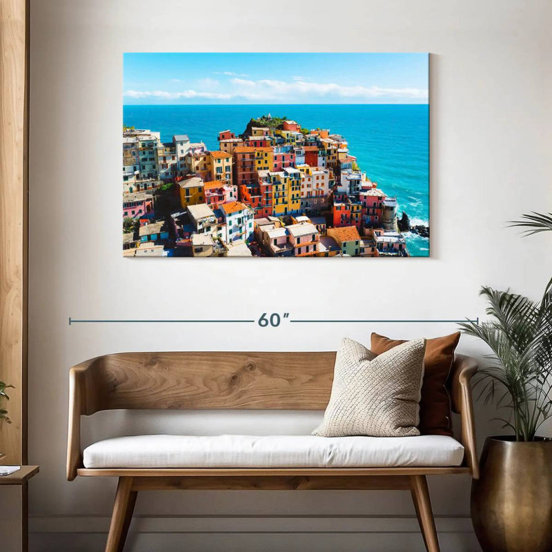 Cinque Terre Village, H 30 po x l 45 po
