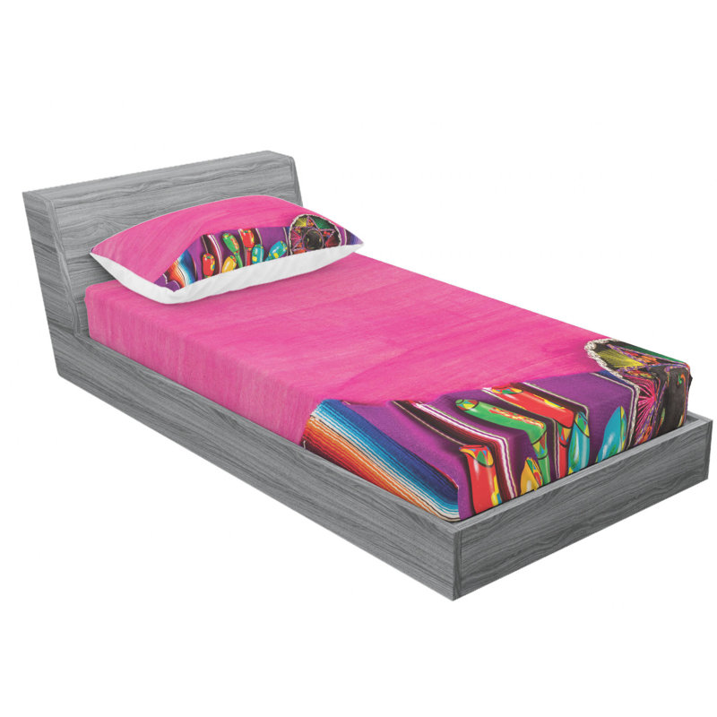 Microfiber Sheet Set, Twin Sheet Set with Fitted Sheet