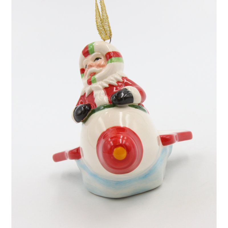 Ornement suspendu Santa Rocket