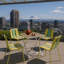 Plastic Patio Dining Set Table,
