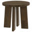 Ensemble de deux tables basses et d'appoint rondes Strouse en noyer foncé-1107408116-1107465503