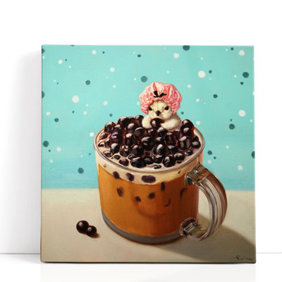 «Boba Bath», reproduction d'art sur toile