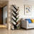 10-Tier Tree-Shaped Bookcase, Freestanding Wooden Bookshelf For Compact Spaces, Storage Organizer Shelving For Books/Cds/Magazines, Floor-Standing Book Rack-362192572