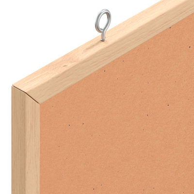 Vidaxl Chalkboard With Solid Pine Wood Frame