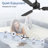 2 Pack of  42 Inch Black Wood Ceiling Fan,  Quiet DC Motor Indoor Outdoor Ceiling Fans With Lights Remote Control, 3 Blade Ceiling Fan For Bedroom Living Room