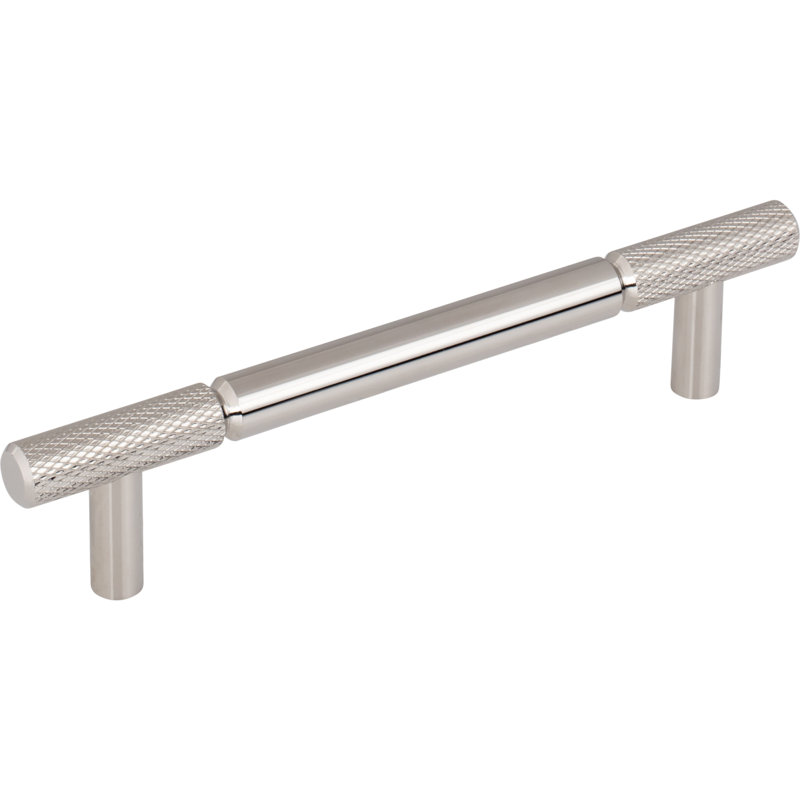 Prestwick Bar Pull, Polished Nickel, 5 1/16" Center To Center