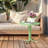 Patio  Green Steel Side Table-237659908