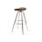 Cattelan Max Swivel Counter & Bar Stool In Solid Walnut-86410353-86410358