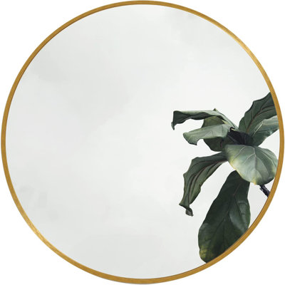 20 Inch Metal Round Bathroom Mirror